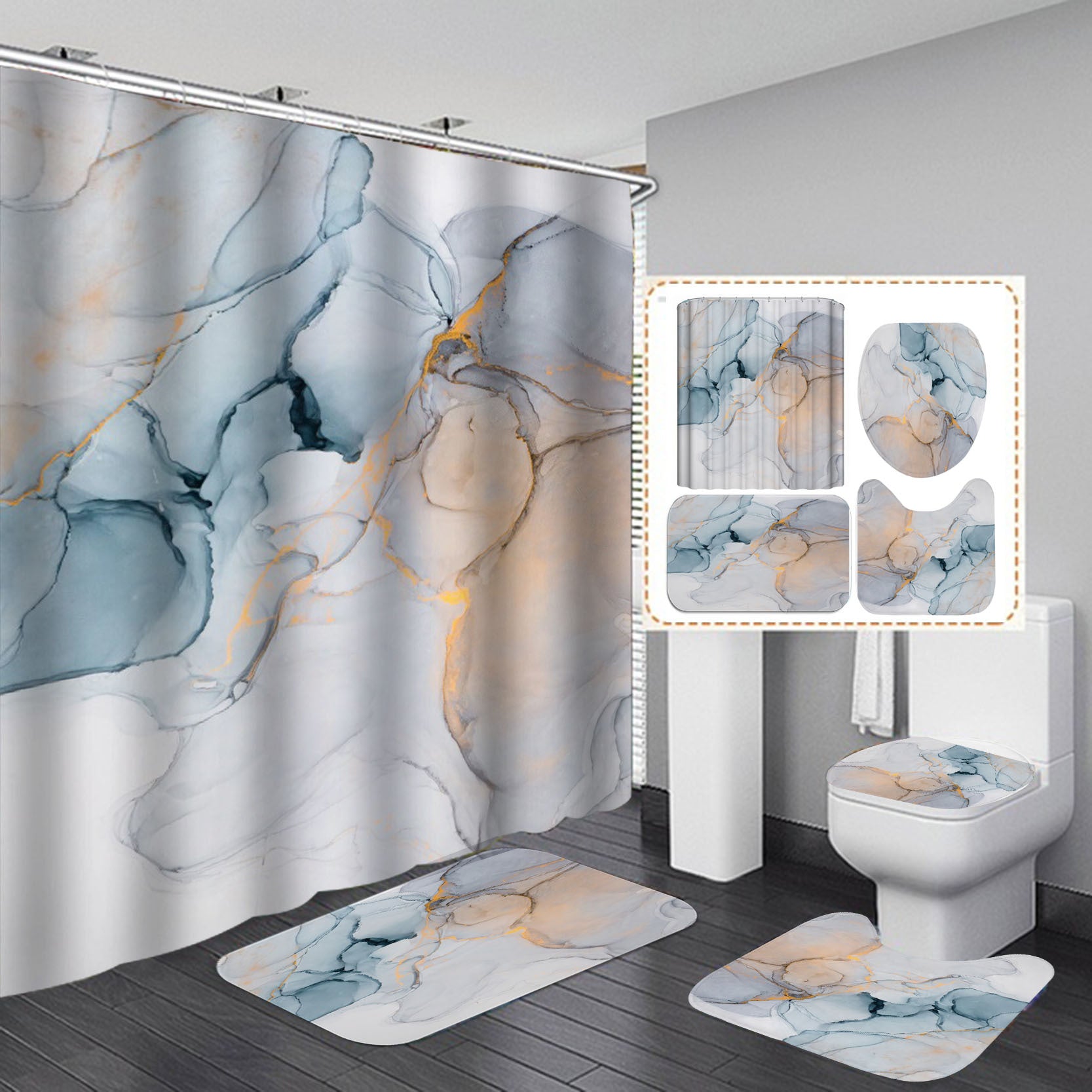 ModernCharm 3D Shower Set