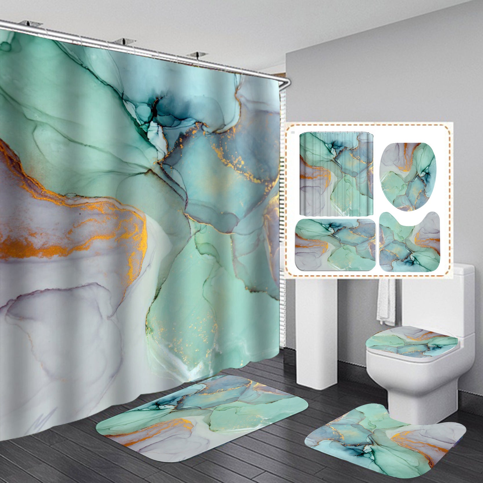 ModernCharm 3D Shower Set