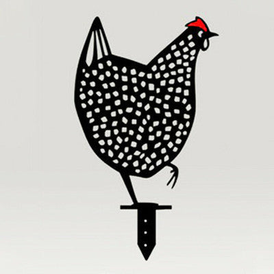 GazonStakes Chicken Art