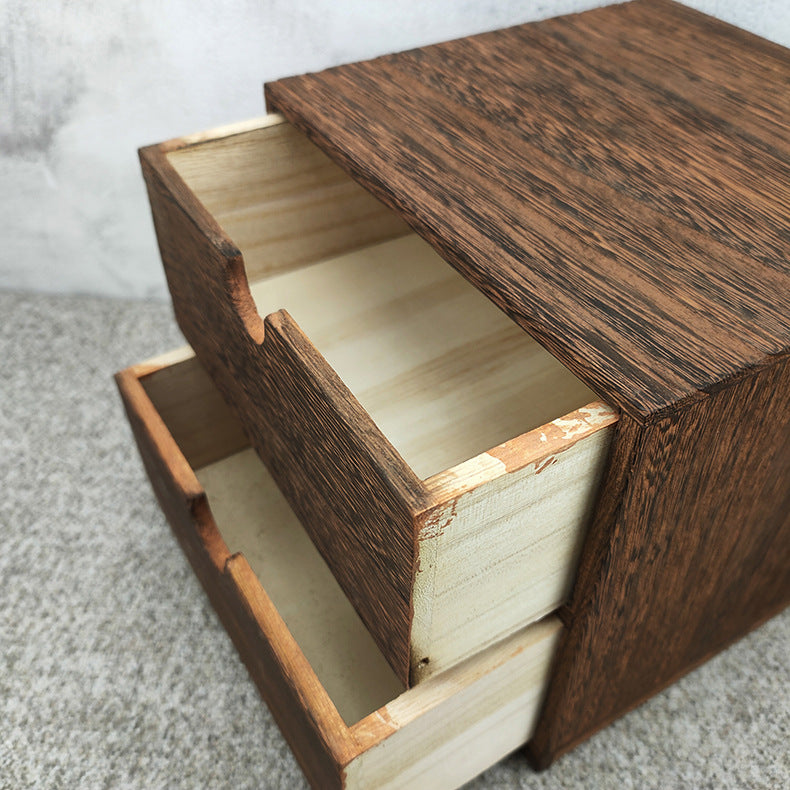 Wooden Bedside Storage